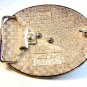 Vintage Bull Rider Western Cowboy Rodeo Belt Buckle by Marcus  Monterrey Mexico