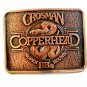 Vintage Crosman Copperhead Super BBs Round Belt Buckle