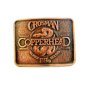 Vintage Crosman Copperhead Super BBs Round Belt Buckle