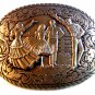 Vintage Western Square Dance Belt Buckle by Award Design Medals