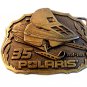Vintage Polaris Ski Mobile 35 Years 1954 - 1989 Belt Buckle