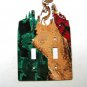 Kokopelli Double Light Switch Cover Plate by Steel Images USA 030315HH