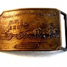 Vintage Wells Fargo and Company Stage Coach Belt Buckle