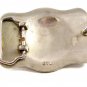 Gothic Skull & X & Flames Belt Buckle Signed @TLF