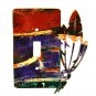 Southwest Feather Single Switch Outlet Cover Plate by LaZart USA 6915