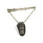 Western Cowboy Dangly Sterling Holster Tie Clasp 7714