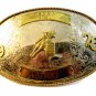 1978 FHSRA 4th Barrel Racing Belt Buckle Montana Silversmith