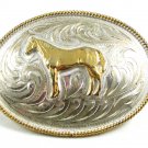 Western Cowboy Wild Horse Belt Buckle By Silver Strike 121514