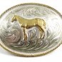 Western Cowboy Wild Horse Belt Buckle By Silver Strike 121514