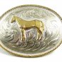 Western Cowboy Wild Horse Belt Buckle By Silver Strike 121514