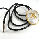 Gold & Silvertone Initial Letter X Bolo marked Lone Star Silversmith 11152013