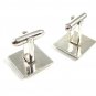 True Vintage Silvertone Cufflinks Unmarked 110714
