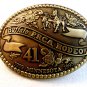 1995 Gold Tone Buffalo P.R.C.A. Rodeo Belt Buckle