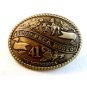 1995 Gold Tone Buffalo P.R.C.A. Rodeo Belt Buckle