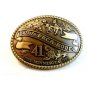 1995 Gold Tone Buffalo P.R.C.A. Rodeo Belt Buckle