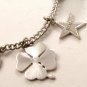 Vintage Beta Sigma Phi Sterling Charm Bracelet & Charms