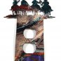 4 Cowboys 4 Horses Double Outlet Cover Plate by Steel Images 42315c