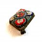 Vintage Brass Italian Ultra Fine Micro Mosaic Brooch 12142013fgh