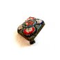 Vintage Brass Italian Ultra Fine Micro Mosaic Brooch 12142013fgh