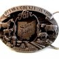 Vintage 1989 Ottawa County Junior Fair Belt Buckle by Siskiyou