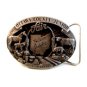 Vintage 1989 Ottawa County Junior Fair Belt Buckle by Siskiyou