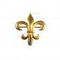 Victorian / Edwardian Goldtone Watch Holder Fleur de Lis Brooch Unbranded 7615