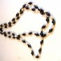 Freshwater White Pearl and Hematite 30" Necklace