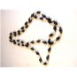 Freshwater White Pearl and Hematite 30" Necklace
