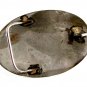 Vintage Etched Big Mouth Bass Fish Belt Buckle Unmarked 092214