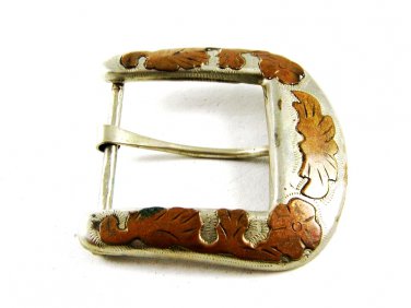 Mexican Western Cowboy Alpaca & Copper Ranger Belt Buckle 82114