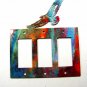 American Eagle Triple Rocker Outlet Cover Plate by Steel Images USA 030315H