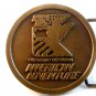 Vintage The Great Outdoors American Adventure Belt Buckle