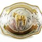 Silver Strike Horse Belt Buckle 11142013