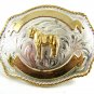 Silver Strike Horse Belt Buckle 11142013