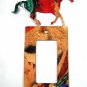Large Running Horse Single Rocker Switch Cover Plate by Steel Images USA 6815