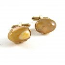 Unmarked Goldtone & Agate Stone Cufflinks 11062013yzz