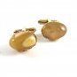 Unmarked Goldtone & Agate Stone Cufflinks 11062013yzz