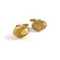Unmarked Goldtone & Agate Stone Cufflinks 11062013yzz