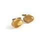 Unmarked Goldtone & Agate Stone Cufflinks 11062013yzz