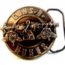 1992 Brockum Collection Guns & Roses Belt Buckle Made in U.S.A.