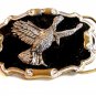 Vintage Enameled Turkey Belt Buckle by Great Buckle Co. by Tom Ferris