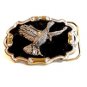Vintage Enameled Turkey Belt Buckle by Great Buckle Co. by Tom Ferris