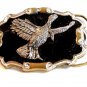 Vintage Enameled Turkey Belt Buckle by Great Buckle Co. by Tom Ferris
