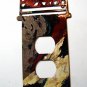 Cowboys On The Fence Double Outlet Cover Plate by LaZart 02161511111M