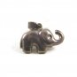 Puffy Hollow Sterling Silver Elephant Charm  / Pendant 8714