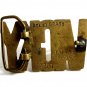 Ladies VICKY Solid Brass Belt Buckle 82814
