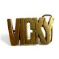 Ladies VICKY Solid Brass Belt Buckle 82814
