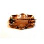 Victorian Gold Tone Leaf Brooch