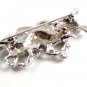 4 Running Horses Silvertone Brooch