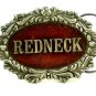 Vintage 1977 Redneck Belt Buckle By Capt. Hawks Made In USA 092314